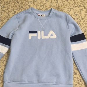 FILA baby blue crew neck